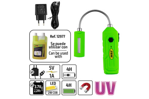LANTERNA PORTABILA LED - UV CU BAZA MAGNETICA JBM