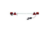 BARA TELESCOPICA DE SEMNALIZARE PENTRU REMORCA DE 1.4 LA 2.1M JBM