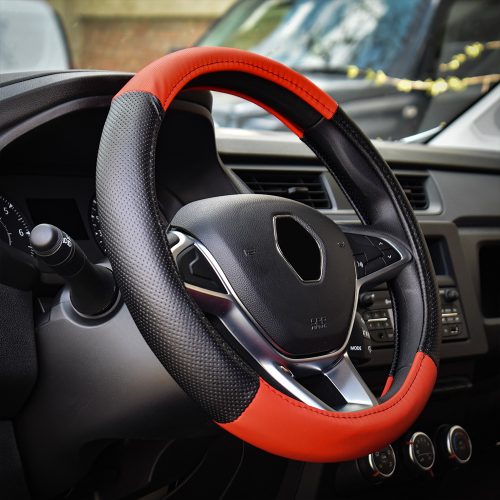 HUSA VOLAN ROSU SI NEGRU 37-39 CM