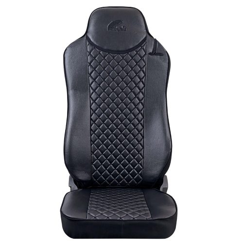 SET HUSE SCAUN TRUCK UMBRELLA PENTRU MAN TGX EURO 5 PIELE ECOLOGICA NEAGRA