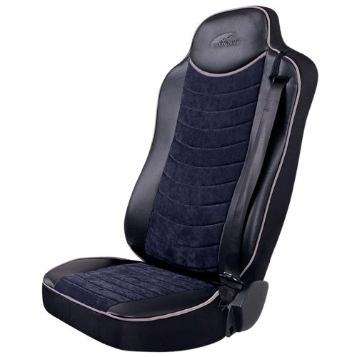 SET HUSE SCAUNTRUCK UMBRELLA PENTRU MAN TGX EURO 5 PIELE ECOLOGICA + VELVET NEGRU (2007-2014)