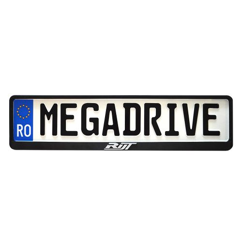 SUPORT NUMAR INMATRICULARE MEGA DRIVE PERSONALIZAT 3D 1 BUC