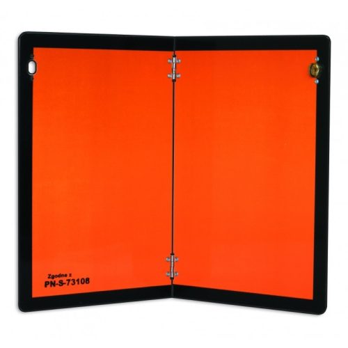 PLACA ADR 40X30 CM ALUMINIU PLIABILA VERTICAL HICO