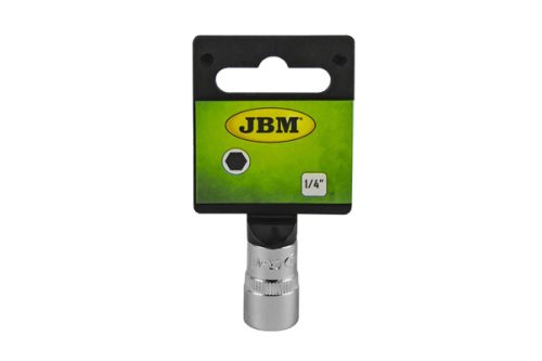 TUBULARA HEXAGONALA CROMATA 1/4` 6 MM JBM