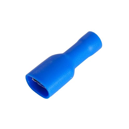 SET 100 PAPUCI ELECTRICI TERMINALI IZOLATI TOTAL ALBASTRI MAMA 6.3X0.8MM