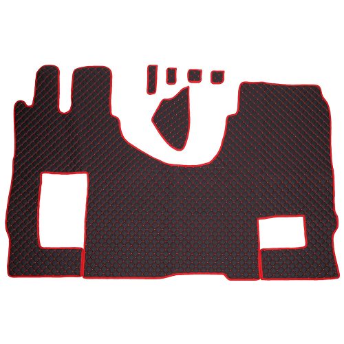 SET COVORASE PIELE ECOLOGICA TRUCK UMBRELLA PENTRU MERCEDES ACTROS 1845 MP4 EURO 6. NEGRU