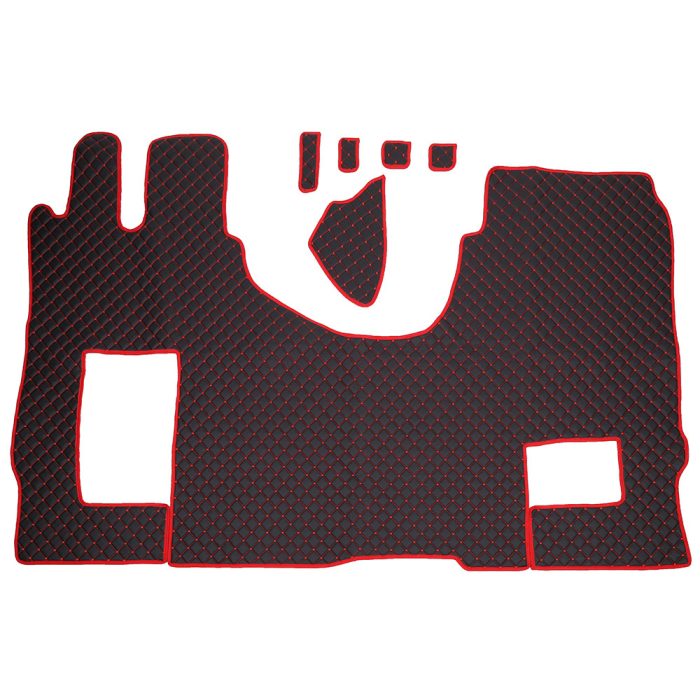 SET COVORASE PIELE ECOLOGICA TRUCK UMBRELLA PENTRU MERCEDES ACTROS 1845 MP4 EURO 6. NEGRU