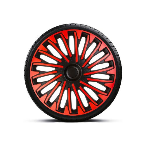 SET CAPACE ROTI 16` ROSU-NEGRU CU INEL NEGRU SOHO