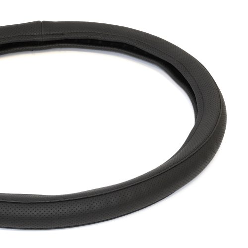 HUSA VOLAN PIELE ECOLOGICA PERFORATA NEGRU 40- 42 CM UMBRELLA