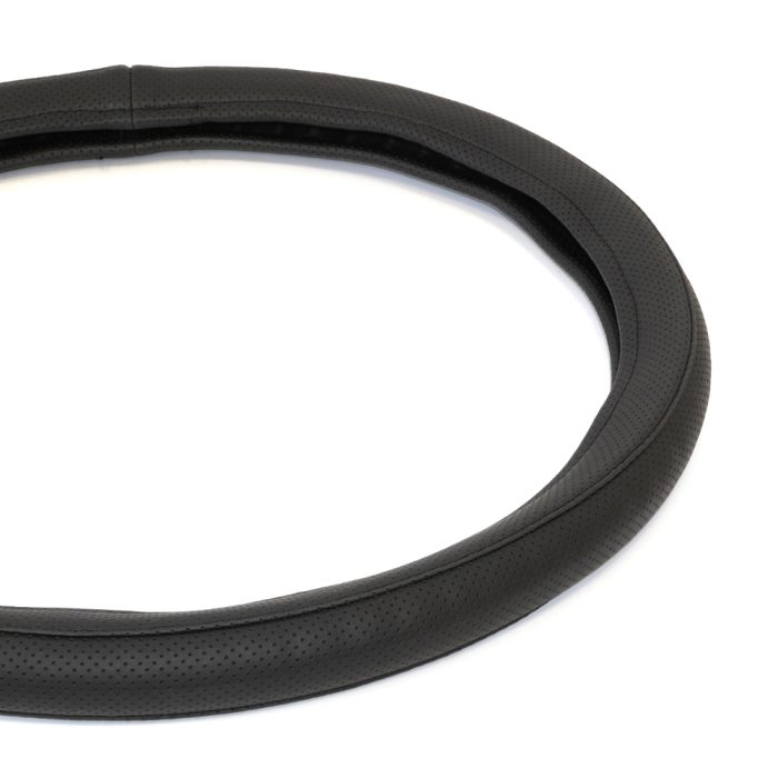 HUSA VOLAN PIELE ECOLOGICA PERFORATA NEGRU 40- 42 CM UMBRELLA