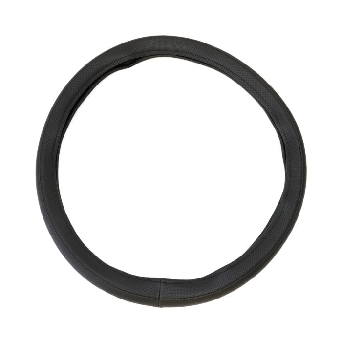 HUSA VOLAN PIELE ECOLOGICA PERFORATA NEGRU 44-48 CM UMBRELLA