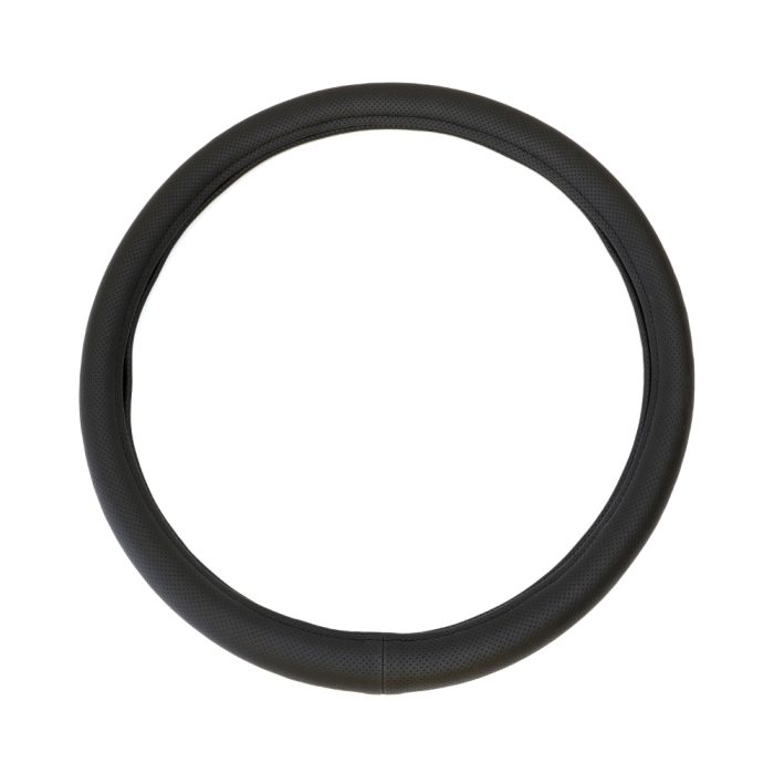 HUSA VOLAN PIELE ECOLOGICA PERFORATA NEGRU 44-48 CM UMBRELLA