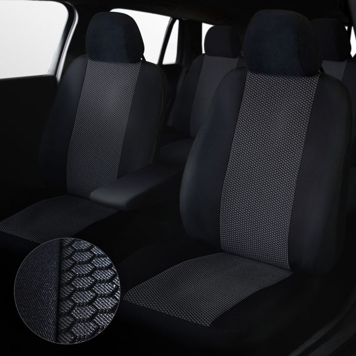 SET HUSE SCAUN FIT UMBRELLA PENTRU DACIA LOGAN 2 (2012-2020) (BANCHETA FRACTIONATA)