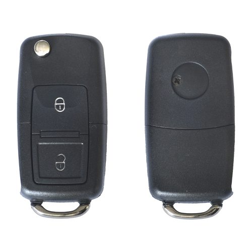 CARCASA CHEIE CONTACT PENTRU VOLKSWAGEN JETTA / PASSAT (B5-B6-B7) / POLO / SCIROCCO / TIGUAN, 2 BUTOANE, CU CHEIE