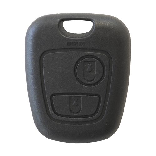 CARCASA CHEIE CONTACT PENTRU PEUGEOT 106 / 107 / 206 / 207 / BERLINGO / XSARA PICASSO / SAXO, 2 BUTOANE, FARA CHEIE