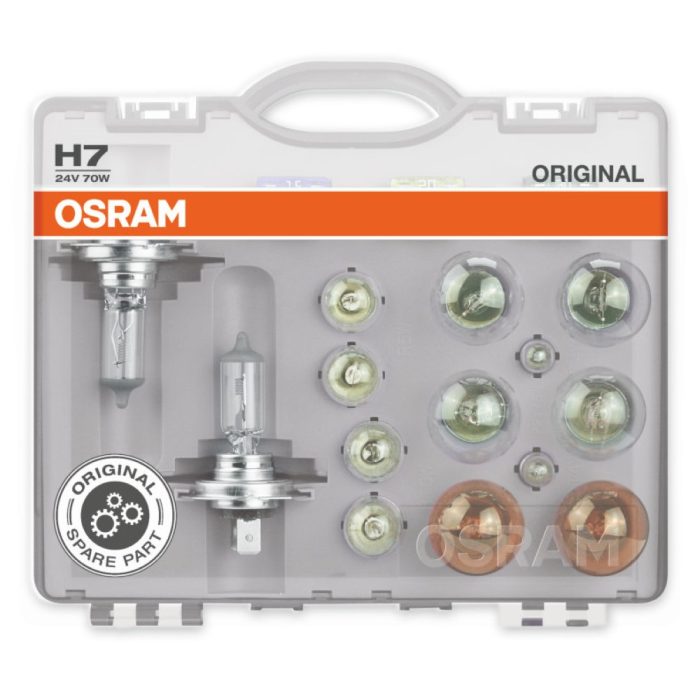 SET BECURI AUTO DE REZERVA CAMION 24V H7 OSRAM