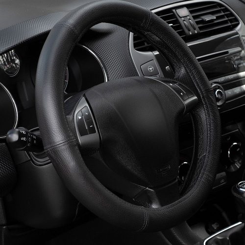 HUSA VOLAN PIELE NATURALA NEGRU 37-39 CM