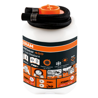 SPRAY REPARATII ANVELOPE TYRESEAL 450 OSRAM