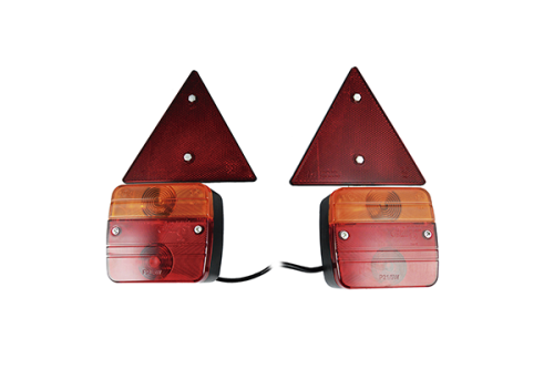 KIT MAGNETIC LAMPI REMORCA CU CABLU LUNG DE 7M. CABLU INTRE LAMP JBM