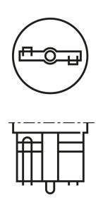 SET 2 BECURI 12V W5W 5W PURE LIGHT (blister) BOSCH