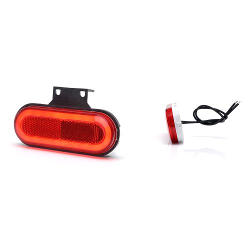 LAMPA GABARIT LED 1400 W198, 12V-24V, POZITIE ROSU WAS