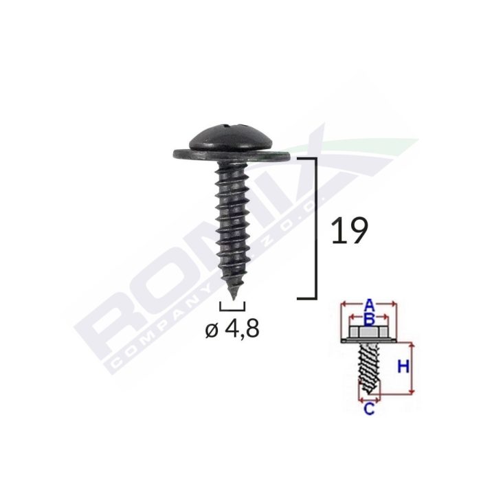 CLEMA CAPOTA PENTRU HONDA SET 10 BUC
