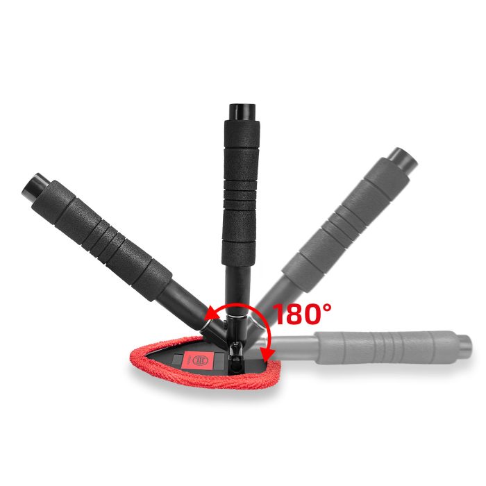 CURATITOR PARBRIZ PREMIUM ALUMINIU EXTENSIBIL 33-50CM CU MICROFIBRA