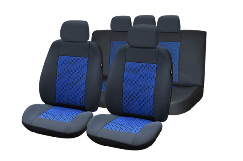 SET HUSE SCAUN LUX - ALBASTRU